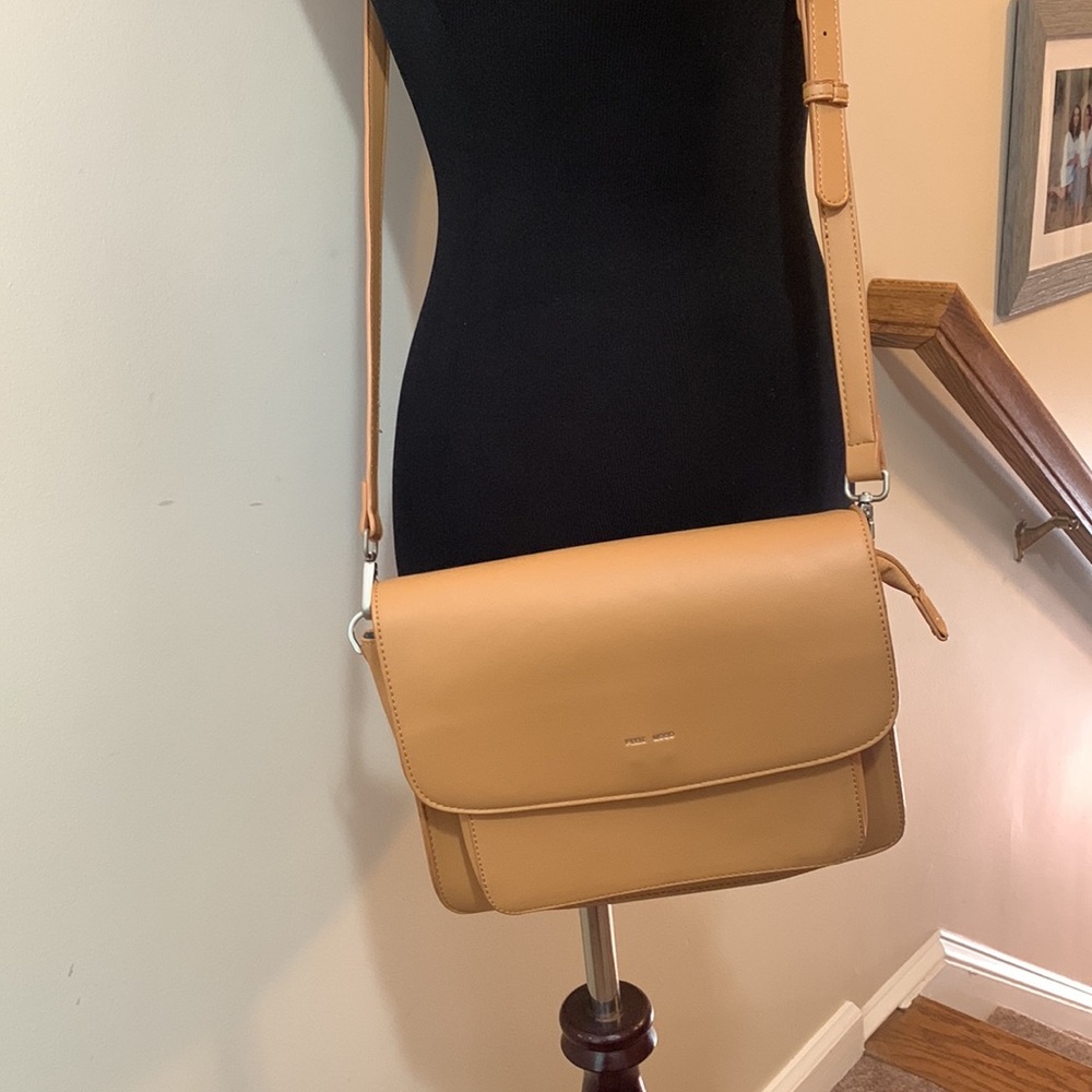 Pixie Mood Tan Vegan Leather Crossbody Purse - Picture 4 of 15